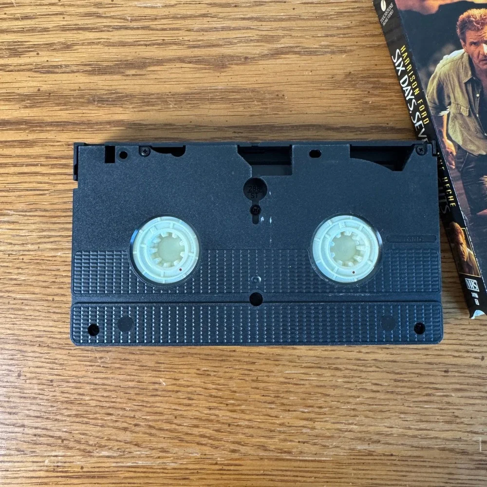 Six Days Seven Nights VHS Movie Harrison‎ Ford Anne Heche Adventure Comedy